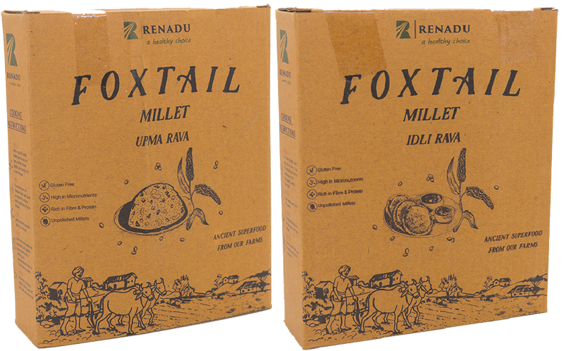 Foxtail Millet Idli & Upma Rava