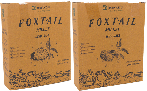 Foxtail Millet Idli & Upma Rava