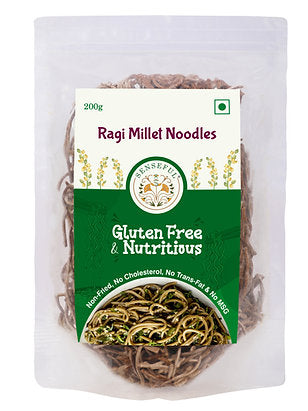 SENSEFUL Gluten-Free Ragi Millets Noodles (200 gms)