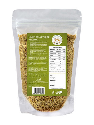 Multi Millet Ready to cook Gluten free Millet Rice - (250 gms)