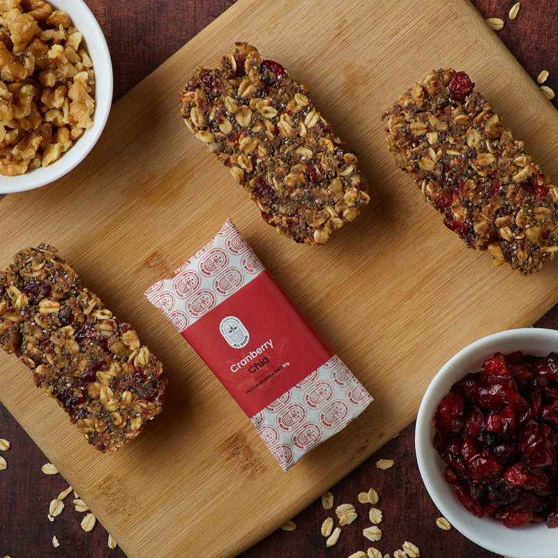 Cranberry Chia (Protein Granola Bar) - Pack of 6