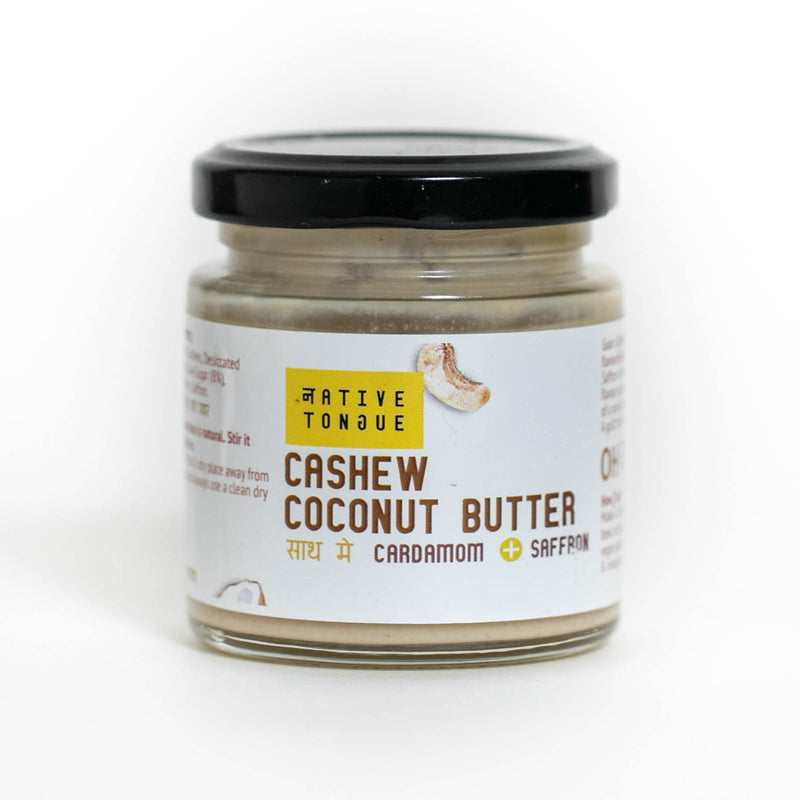 Cashew Coconut Butter With Saffron And Cardamom