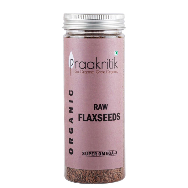 Praakritik Organic Raw Flaxseeds 200 gms