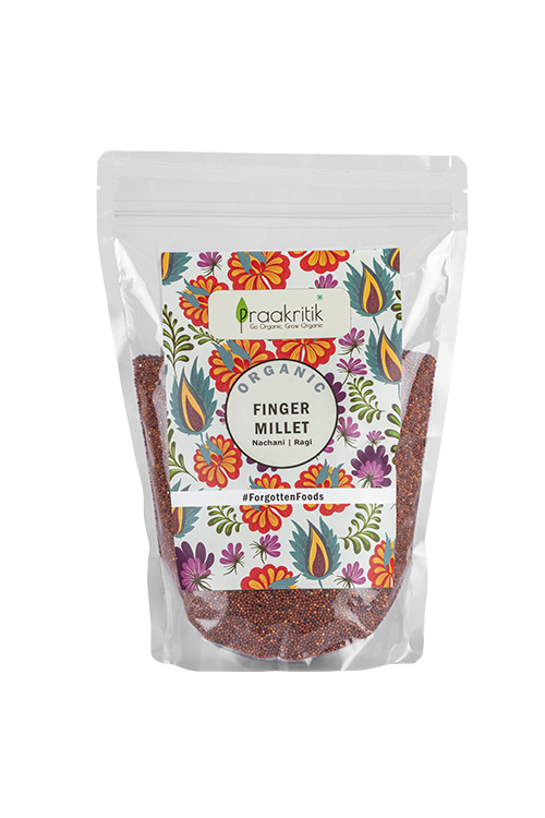 Praakritik Organic Finger Millet (Ragi) 1 kg