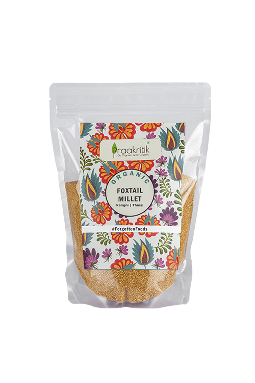 Praakritik Organic Foxtail Millet (Kangani) 1 kg